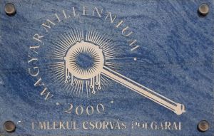 Csorvas millenniumi emlektabla.jpg