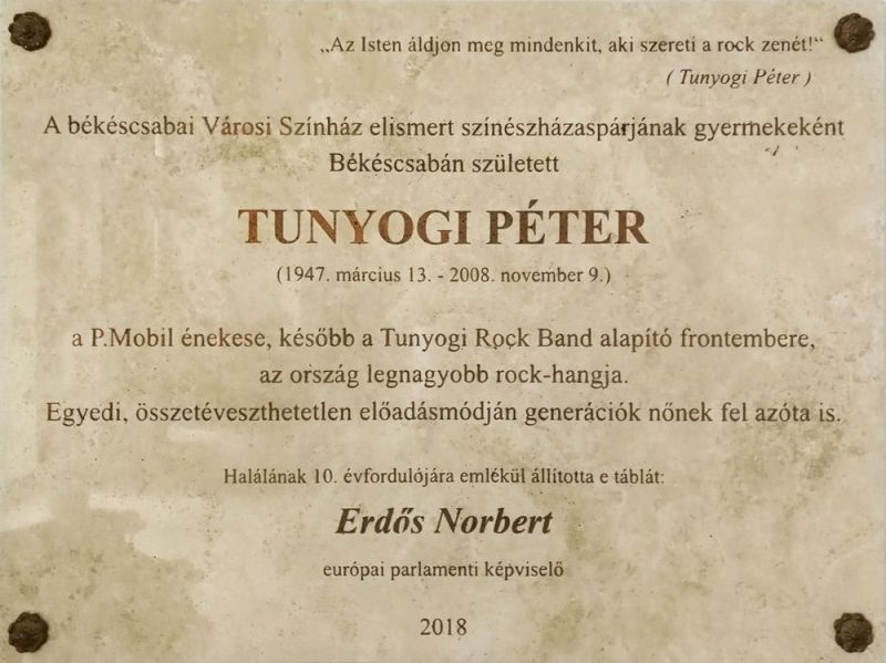 Fájl:Bekescsaba tunyogi peter emlektabla.jpg
