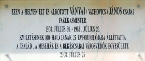 Bekescsaba vanyai janos emlektabla.jpg