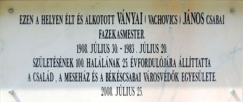 Fájl:Bekescsaba vanyai janos emlektabla.jpg