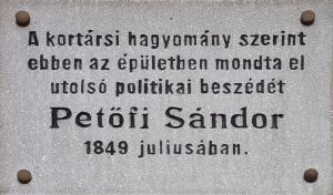 Gyula petofi sandor emlektabla.jpg