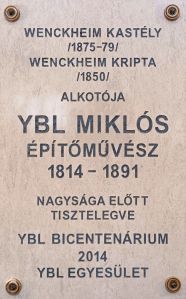 Ybl Miklós-emléktábla