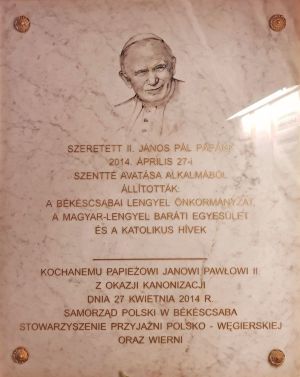 Bekescsaba ii janos pal emlektabla.jpg