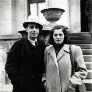 Jankay Tibor feleségével