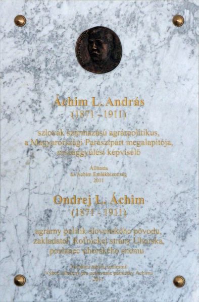 Fájl:Godollo achim l andras emlektabla.jpg