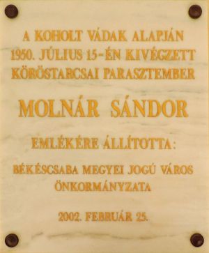 Bekescsaba molnar sandor emlektabla.jpg