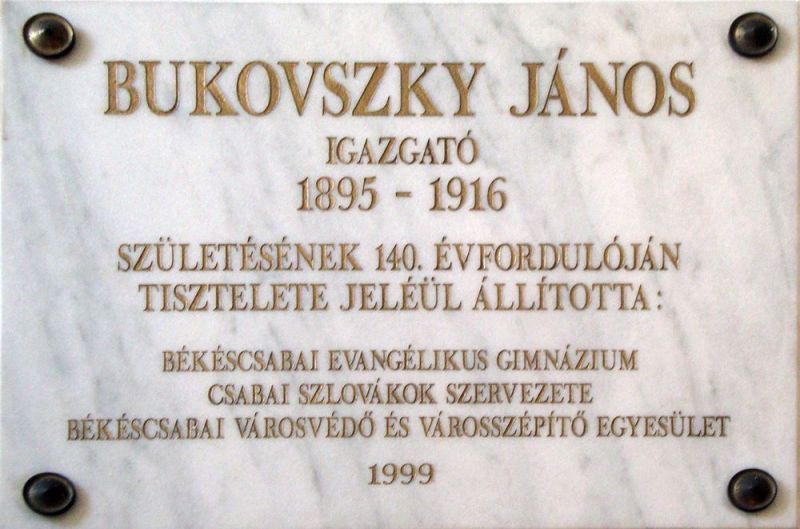 Fájl:Bekescsaba bukovszky janos emlektabla.jpg