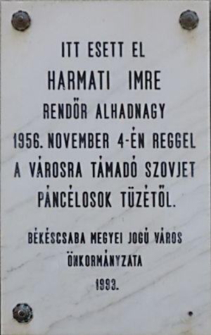 Bekescsaba harmati imre emlektabla.jpg