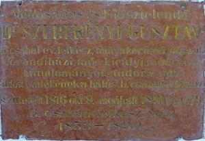 Bekescsaba szeberenyi gusztav adolf emlektabla.jpg