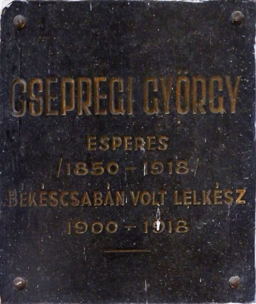 Fájl:Bekescsaba csepregi gyorgy emlektabla.jpg