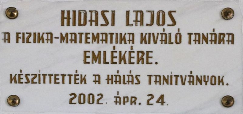 Fájl:Bekescsaba hidasi lajos emlektabla.jpg