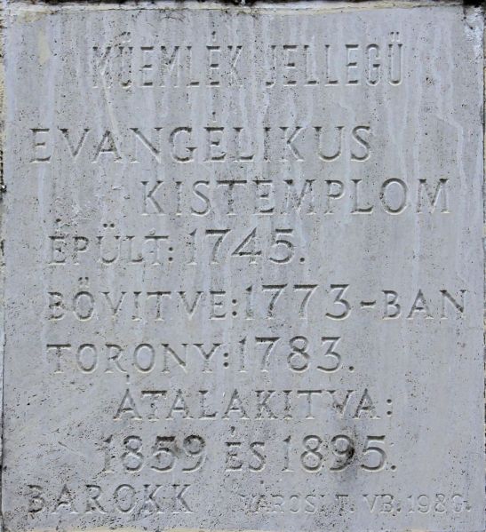 Fájl:Bekescsaba evangelikus kistemplom emlektabla 01.jpg