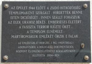 Emléktábla (2013)
