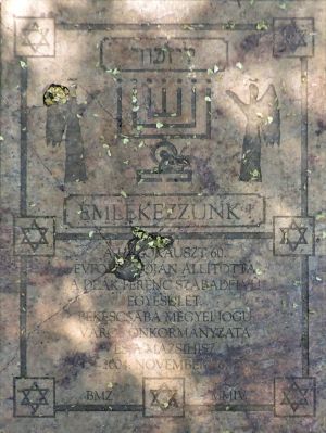 Bekescsaba kazinczy utca holokauszt emlektabla.jpg