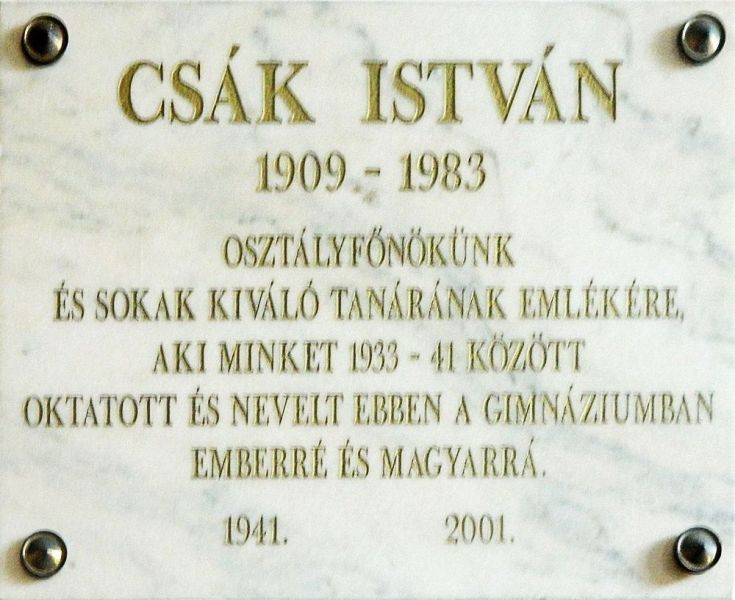 Fájl:Bekescsaba csak istvan emlektabla.jpg
