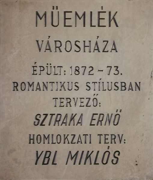 Fájl:Bekescsaba varoshaza muemlek emlektabla.jpg
