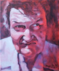 Megyeri-Horváth Gábor festménye (olaj, vászon, 30x25 cm, 2017)