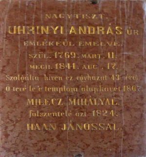 Bekescsaba milecz mihaly uhrin andras haan janos emlektabla.jpg