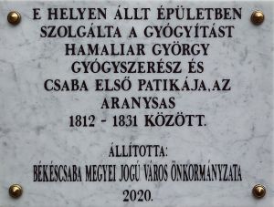 Bekescsaba hamaliar gyorgy emlektabla.jpg