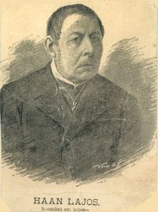 Haan Lajos (Veres Gusztáv rajza)
