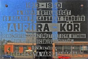 Bekescsaba aurora kor emlektabla.jpg