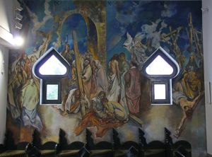 Falfestmény részlet