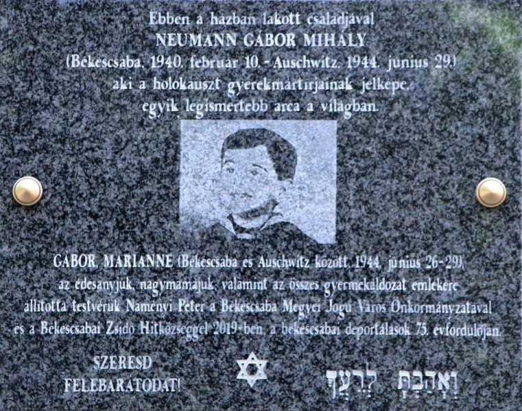 Fájl:Bekescsaba holokauszt gyermekaldozatok emlektabla.jpg