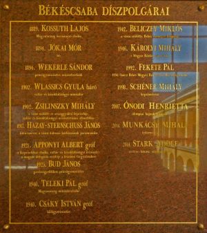 Bekescsaba diszpolgarok emlektabla.jpg
