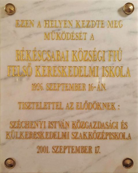 Fájl:Bekescsaba kereskedelmi iskola emlektabla.jpg