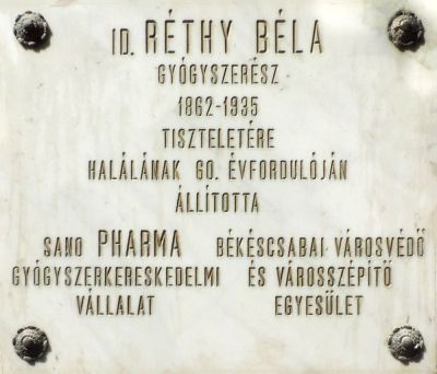 Bekescsaba rethy bela emlektabla.jpg