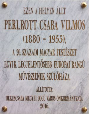 Bekescsaba perlrott csaba vilmos emlektabla.jpg