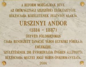Bekescsaba urszinyi andor emlektabla.jpg