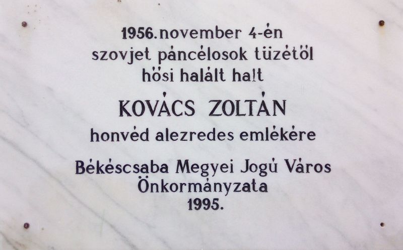 Fájl:Bekescsaba kovacs zoltan emlektabla.jpg