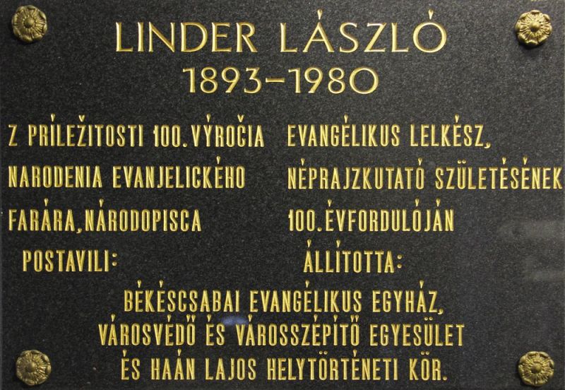 Fájl:Bekescsaba linder laszlo emlektabla.jpg