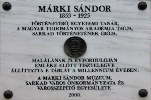 Sarkad marki sandor emlektabla.jpg