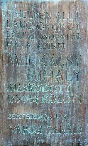 Bekescsaba munkacsy utca munkacsy mihaly emlektabla.jpg