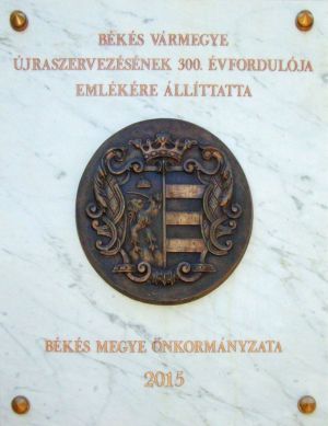Bekescsaba bekes varmegye ujraszervezese emlektabla.jpg