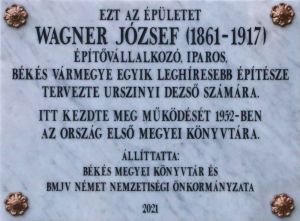 Bekescsaba wagner jozsef emlektabla.jpg