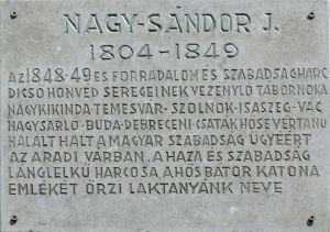 Bekescsaba nagysandor jozsef emlektabla.jpg
