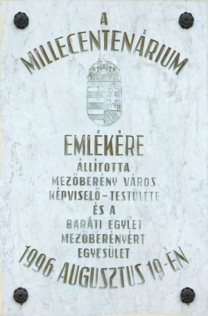 Mezobereny millecentenarium emlektabla.jpg