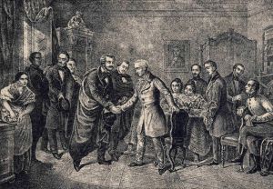 Orlai Petrics Soma: Kisfaludy és Kazinczy találkozása 1828-ban