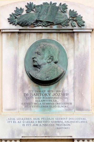 Fájl:Szarvas bartoky jozsef emlektabla.jpg