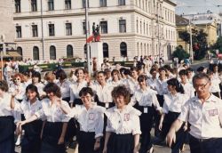 A lánykar Rázga József vezetésével