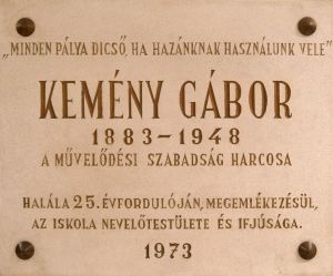 Bekescsaba kemeny gabor emlektabla.jpg