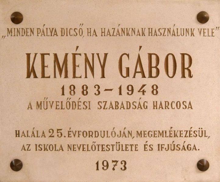 Fájl:Bekescsaba kemeny gabor emlektabla.jpg